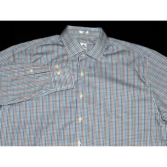 Peter Millar‎ Men's Long Sleeve Button Front Shirt Size XL - Picture 2 of 8
